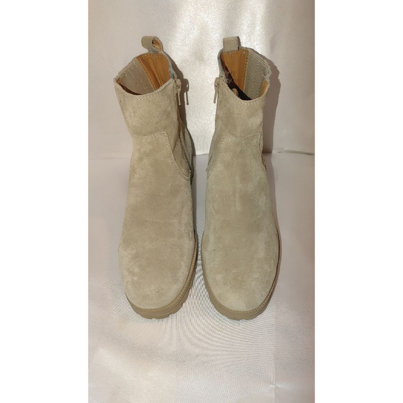 Lucky Brand Hazyl Fossilized Suede Boots Size 8M NWOT - Picture 5 of 9